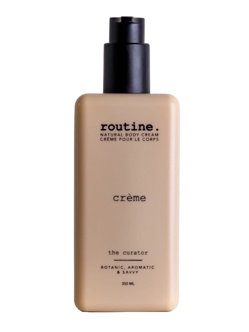 NEW Routine Natural Beauty The Curator Natural Body Cream
